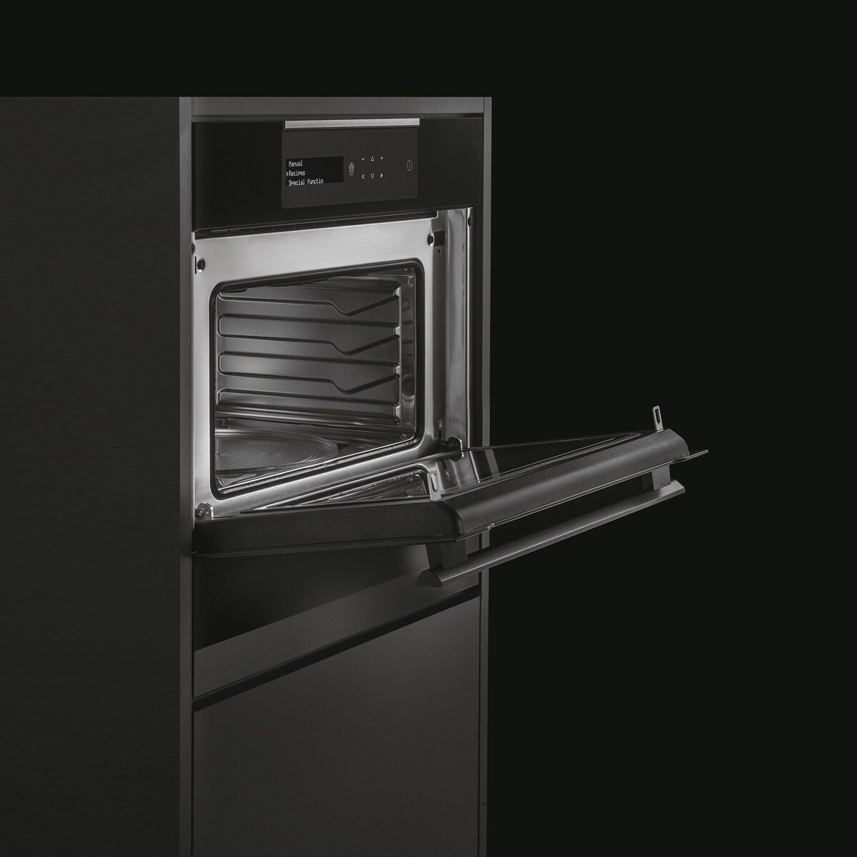 Horno compacto Haier con función microondas - HWO45NB4B0B1 Negro-5