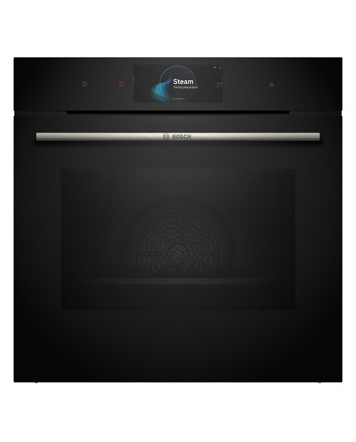 Imagem 0 de Forno Multifunções Bosch Serie 8 HSG7584B1 FullSteam, Função Vapor, Hidrolítico e de 71 Litros - Preto