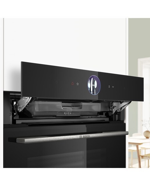 Forno Multifunções Bosch Serie 8 HSG7361B1 FullSteam, Função Vapor, Limpeza EcoClean, Hidrolítico e de 71 Litros - Preto Preto-7