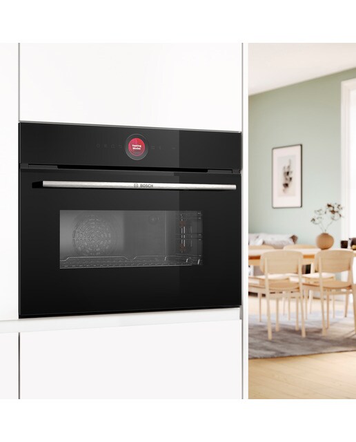 Horno compacto con microondas Bosch, 45 litros - CMG7241B1 - Negro Negro-3