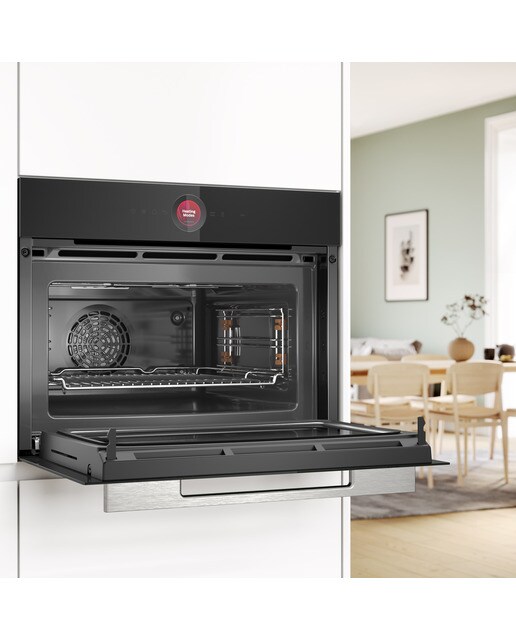 Horno compacto con microondas Bosch, 45 litros - CMG7241B1 - Negro Negro-4