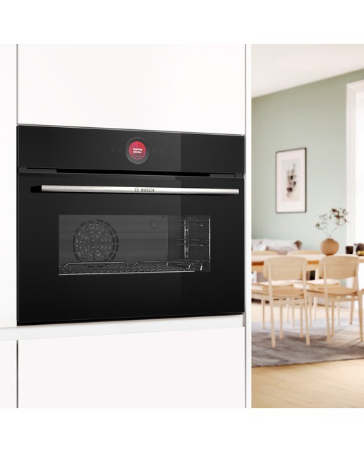 Horno multifunción Bosch Hidrolítico, HomeConnect - CBG7341B1 - Negro Negro-3