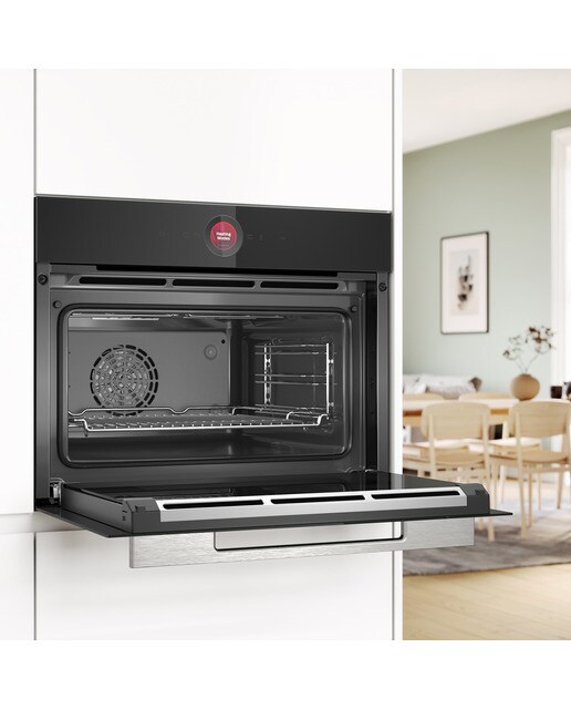 Horno multifunción Bosch Hidrolítico, HomeConnect - CBG7341B1 - Negro Negro-4