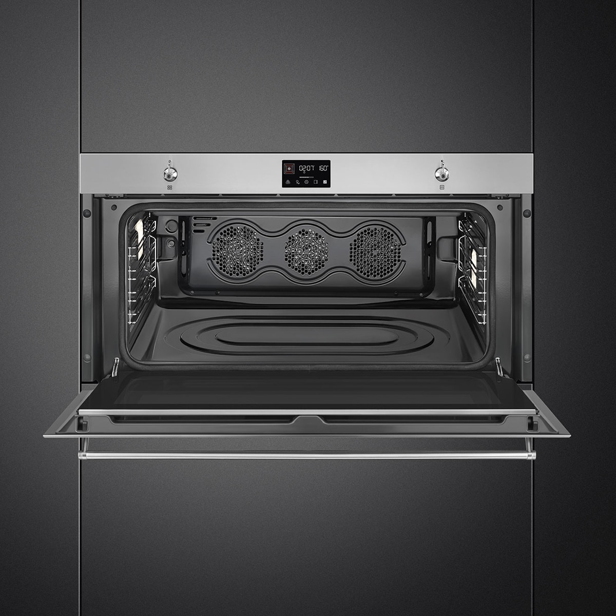 Horno multifunción vapor Smeg, 85 litros - SFR9302TX Acero Inox-2