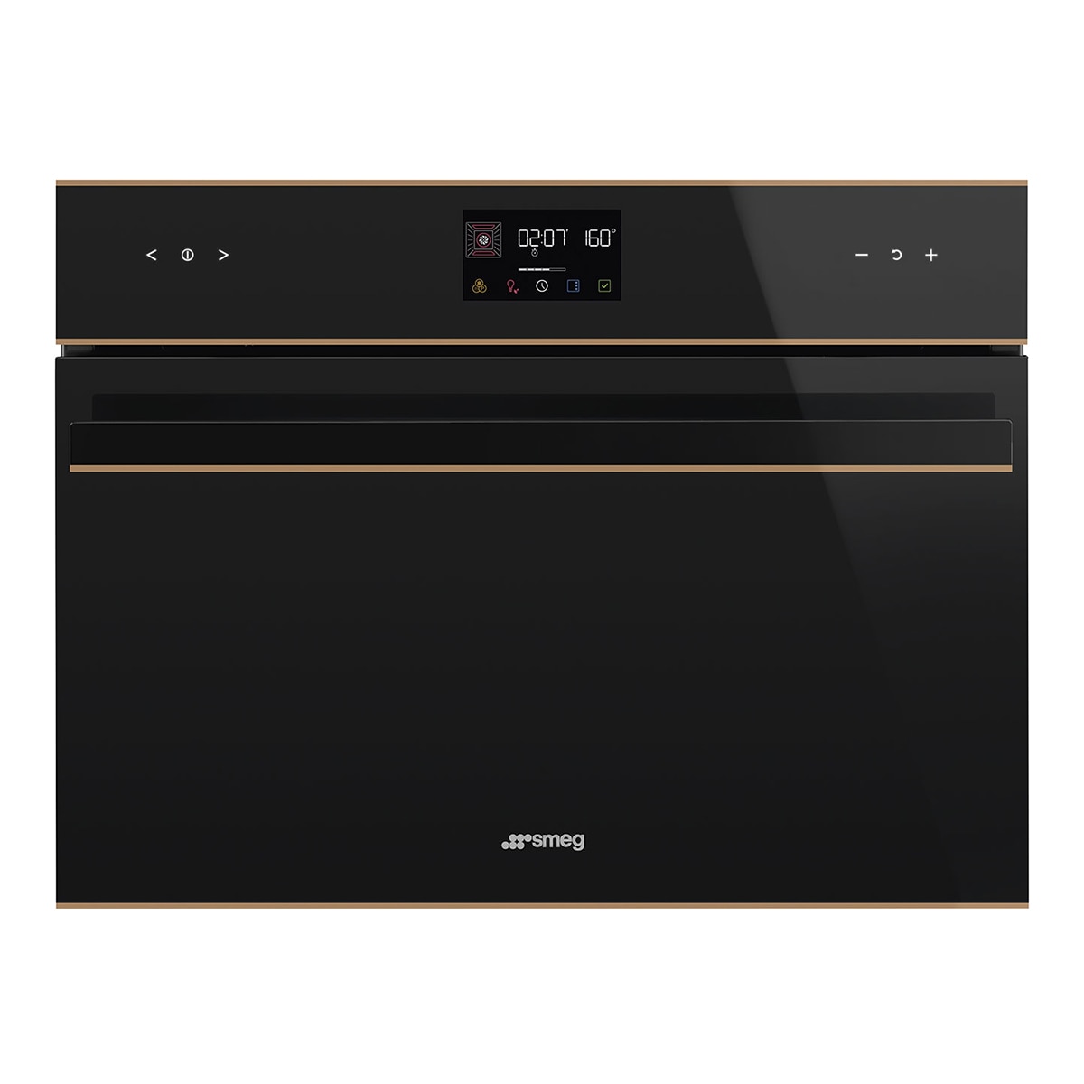 Smeg – Horno compacto Smeg con función microondas – SO4602M1NR.