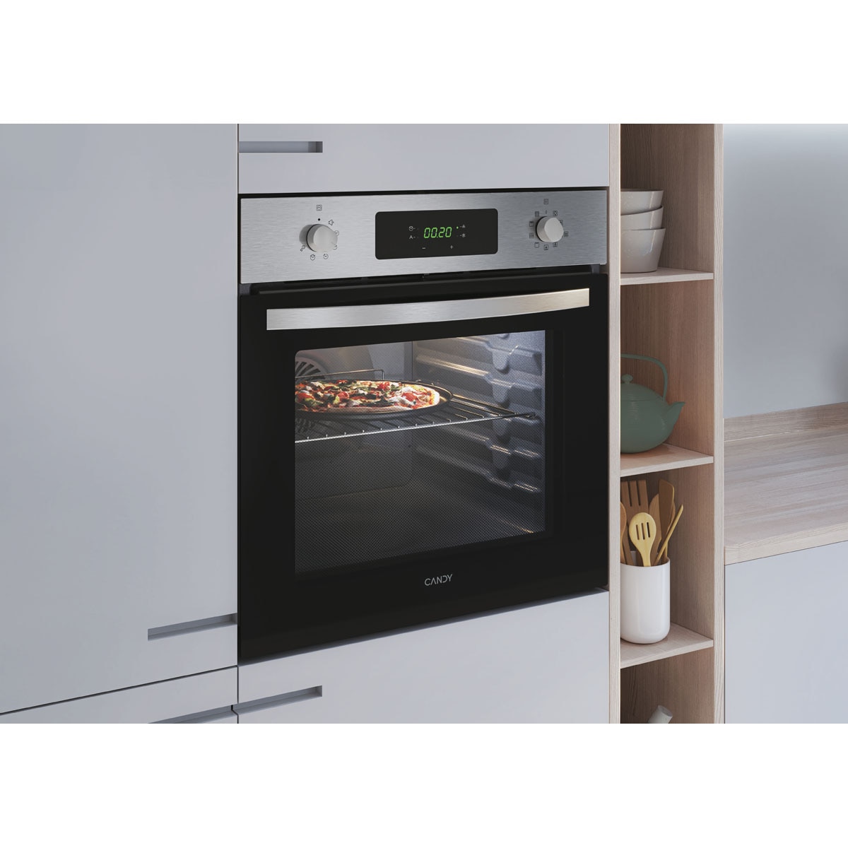 Horno multifunción Candy Pirolisis + Aqualisis - FCID X676 Inox-11