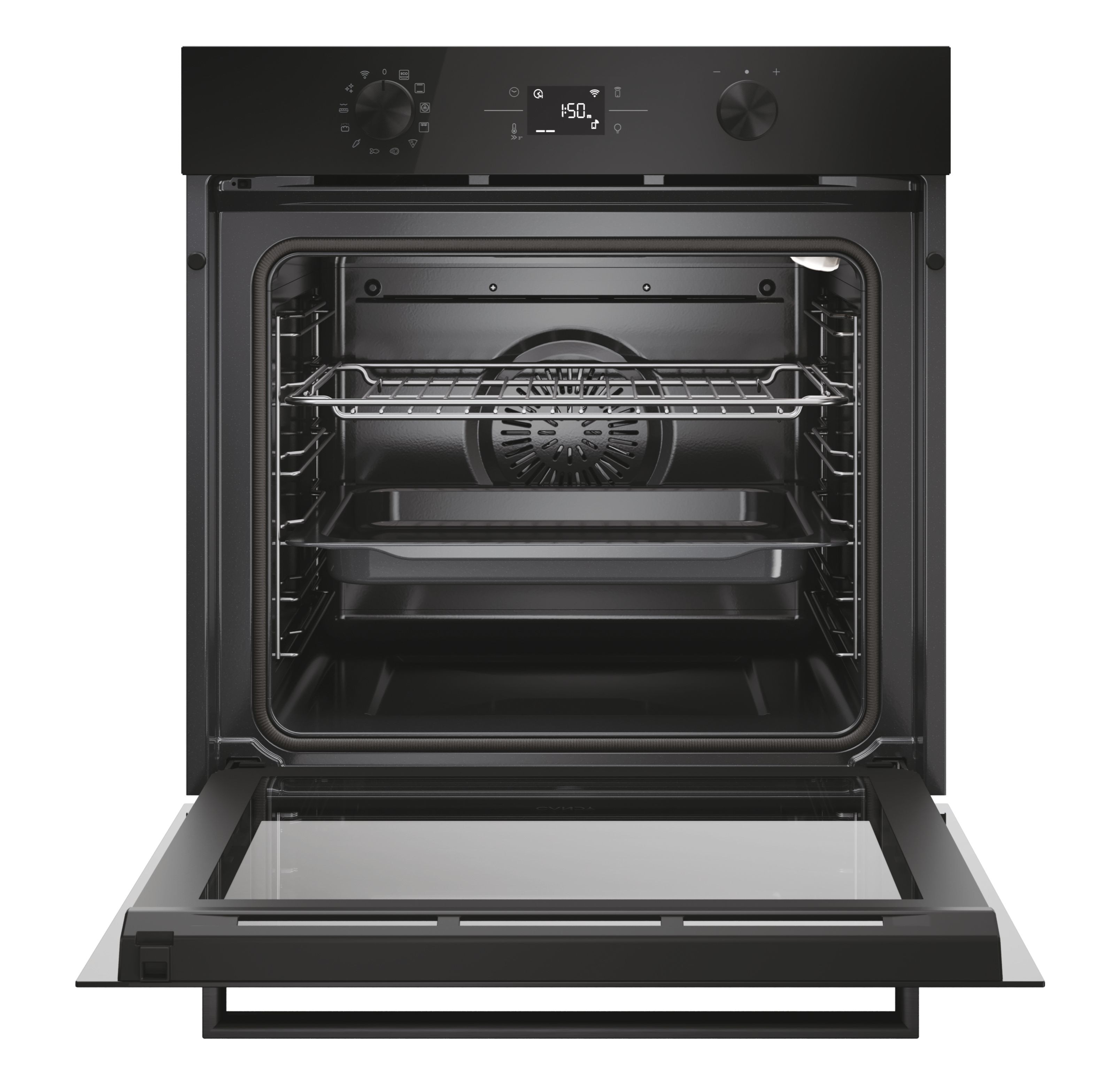 Horno multifunción Candy, limpieza pirolítica e hidrolítica, New Moderna - CA6 N3B3YTB - Negro Negro-3