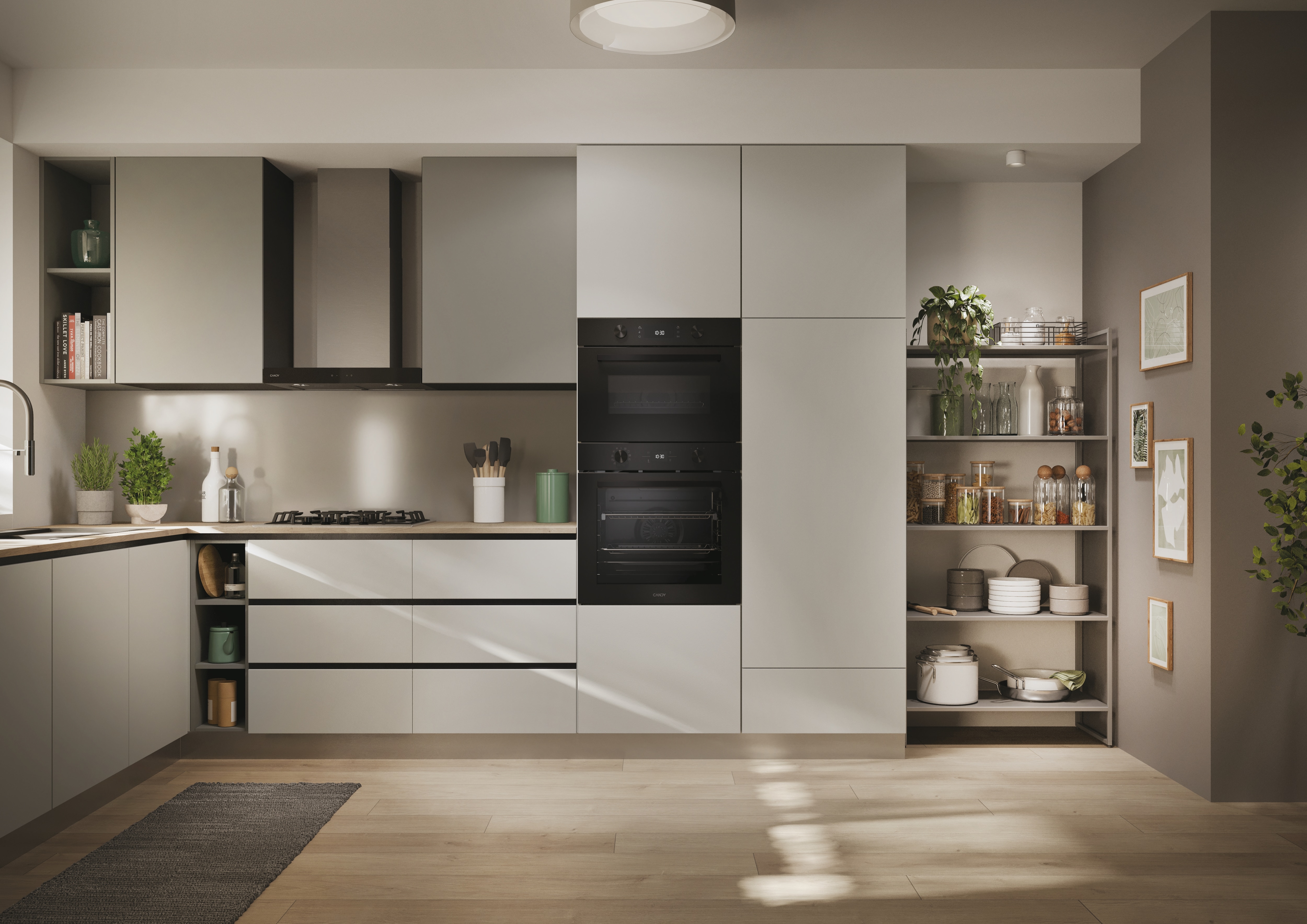 Horno multifunción Candy, limpieza pirolítica e hidrolítica, New Moderna - CA6 N5B3EYTB Negro-9