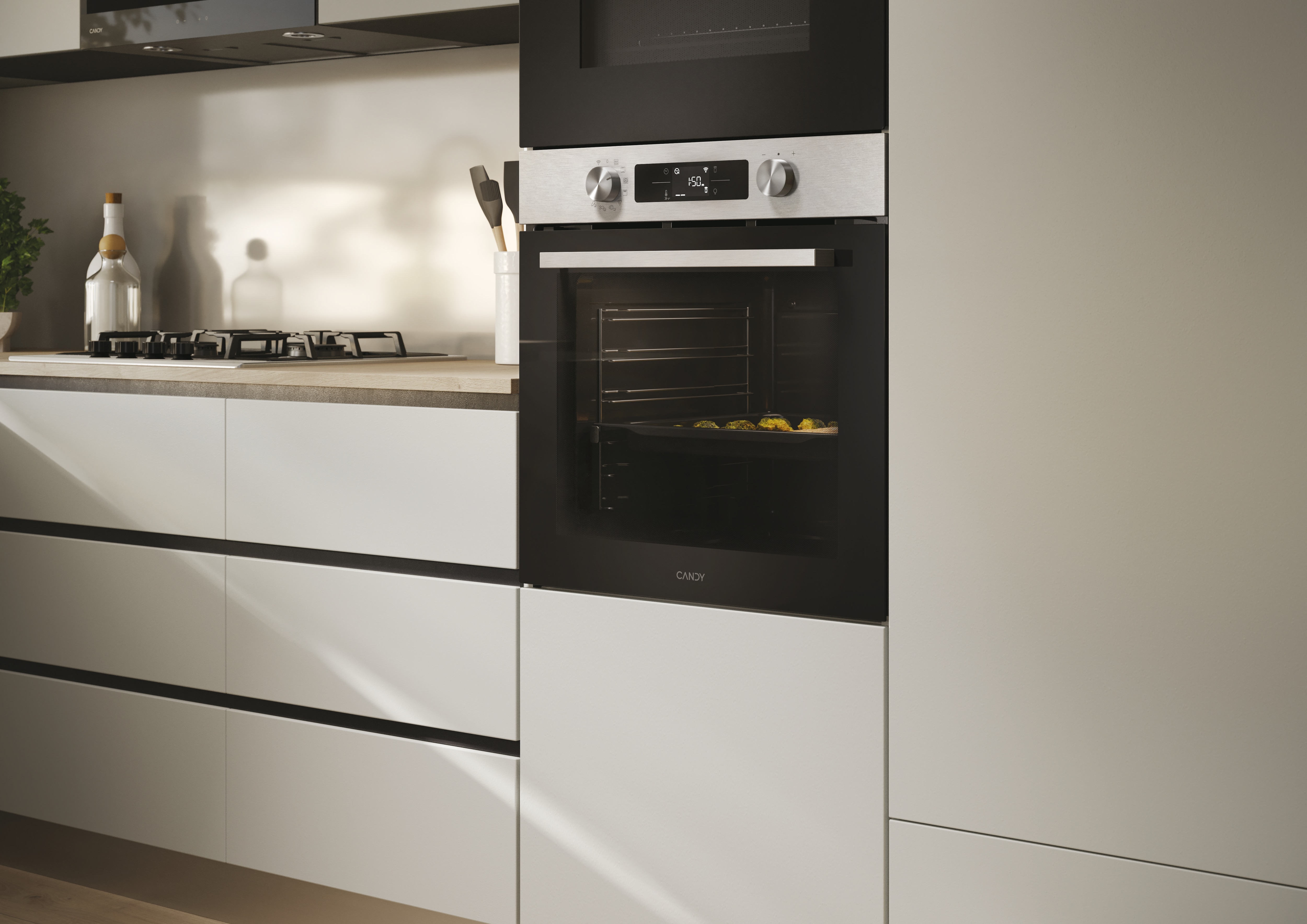 Forno Multifunções Candy Bake 800 CA6 N5B3EYTX Pirolítico e Hidrolítico e de 78 Litros - Inox Inox-7