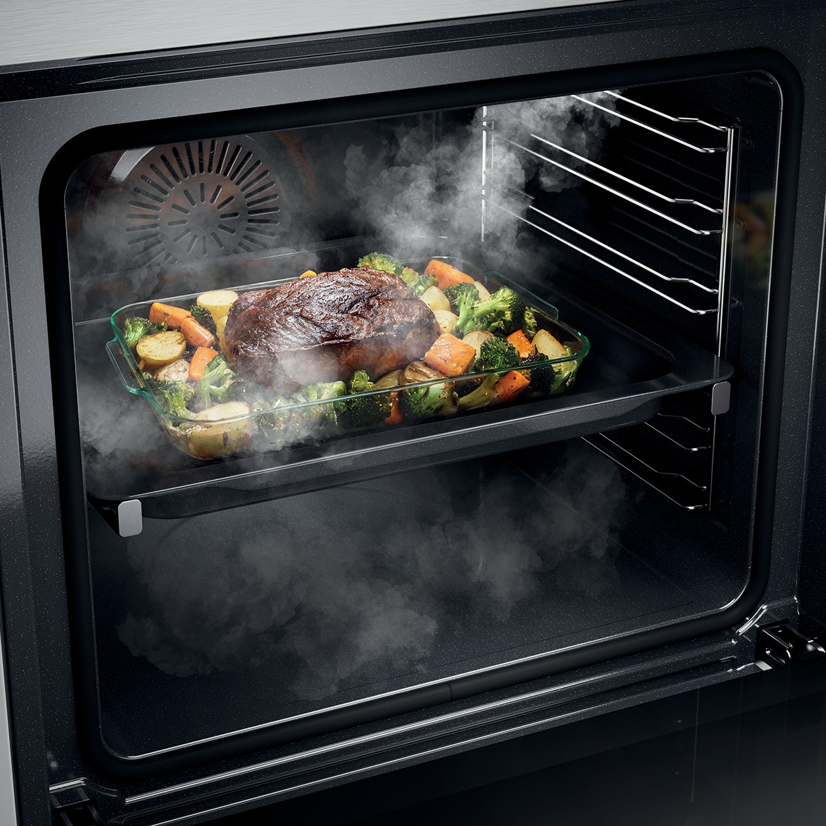 Horno multifunción Candy, limpieza pirolítica e hidrolítica, New Moderna - CA6 N5B3EYTX Inox-12