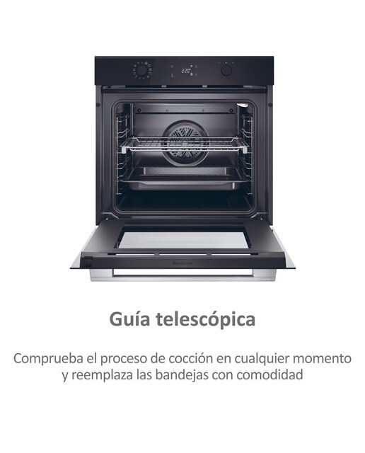 Horno multifunción Haier WIFI limpieza pirolítica e hidrolítica ID Series 2 - H6 ID2P5B3YTX Negro-4