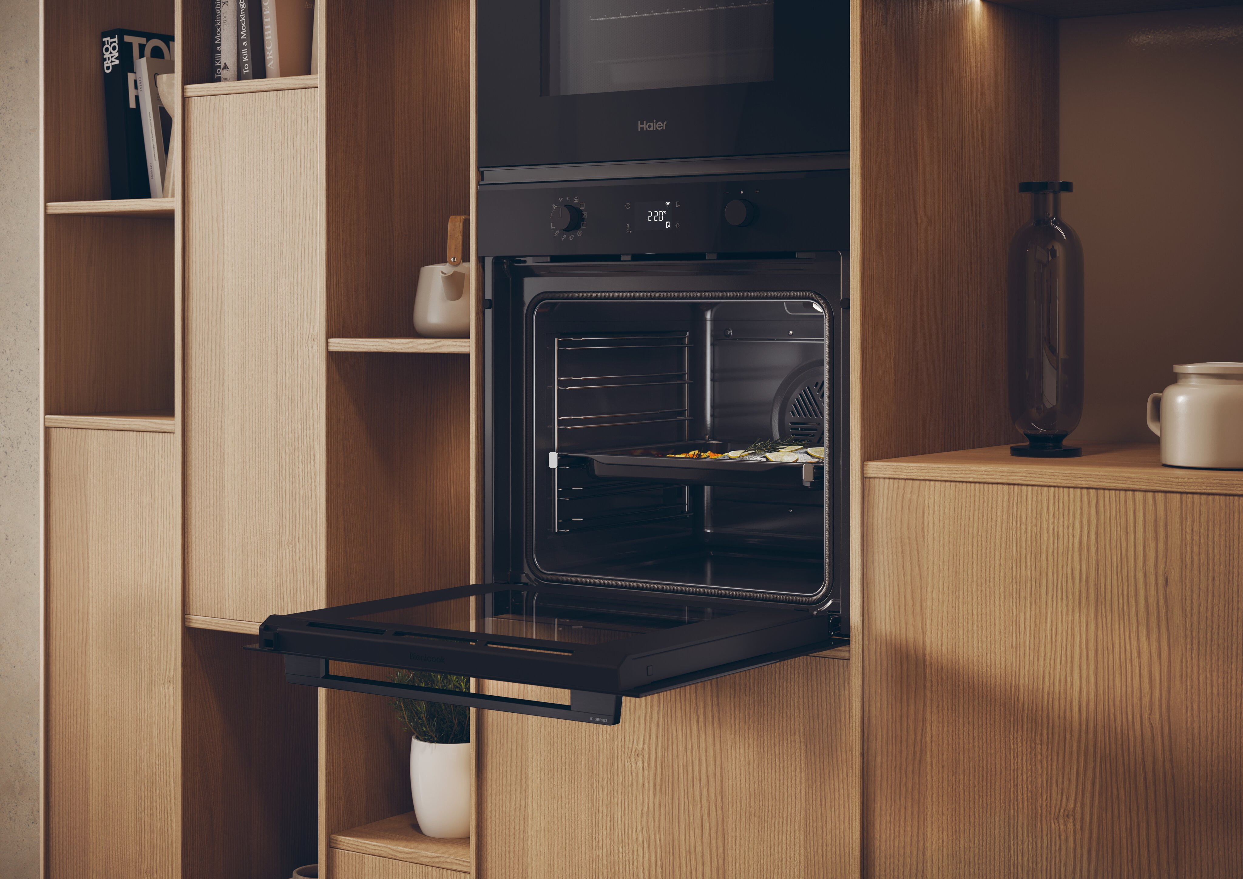 Forno Multifunções Haier H6 ID2P5B3YTB Pirolítico, Hidrolítico e com WiFi - Preto Preto-6