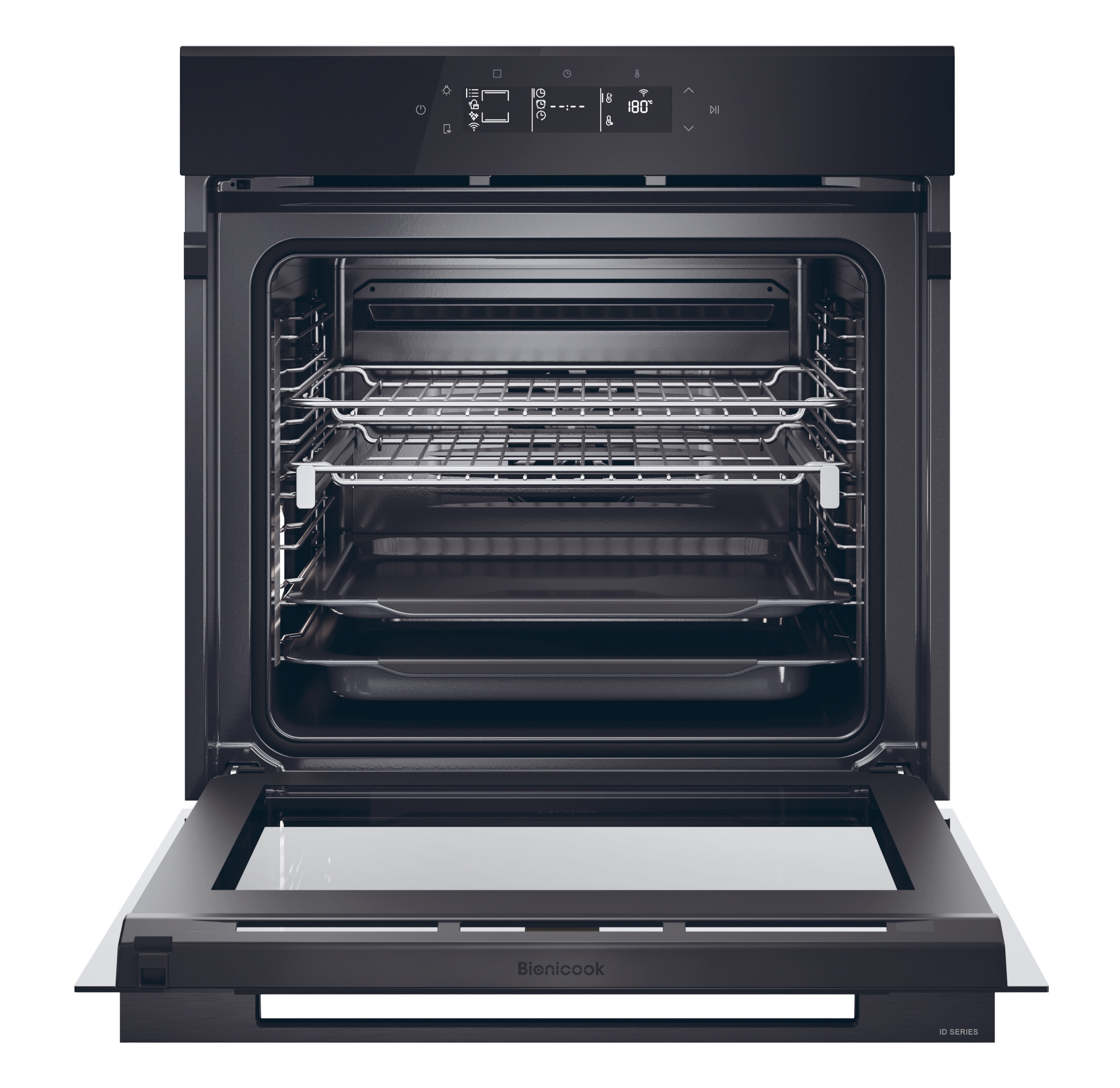 Forno Multifunções Haier H6 ID46G3YTB Pirolítico com Guia Telescópica e de 78 Litros - Preto Preto-2