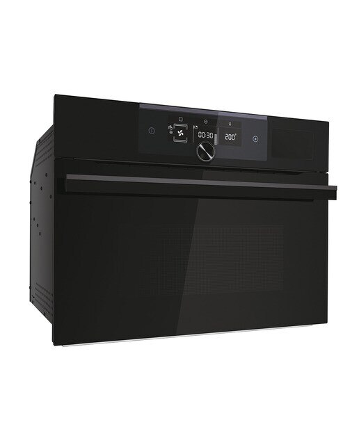 Horno compacto multifunción Haier con vapor, limpieza hidrolítica, Series 6 - HWO45NM6FXB1Q Negro-4