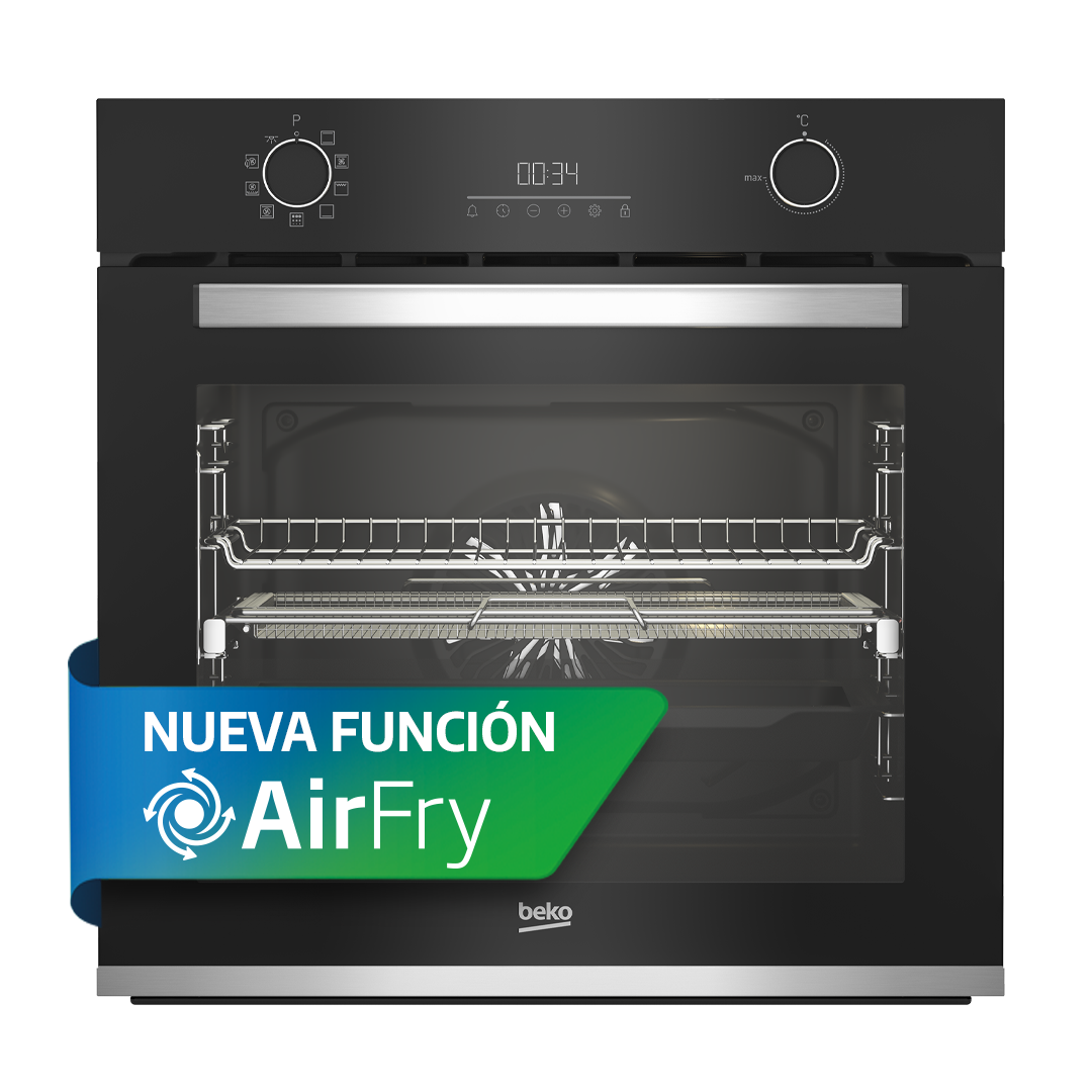Horno multifunción Beko Pirolítico, función Airfry - BBIMA13302BMPE Inox-12