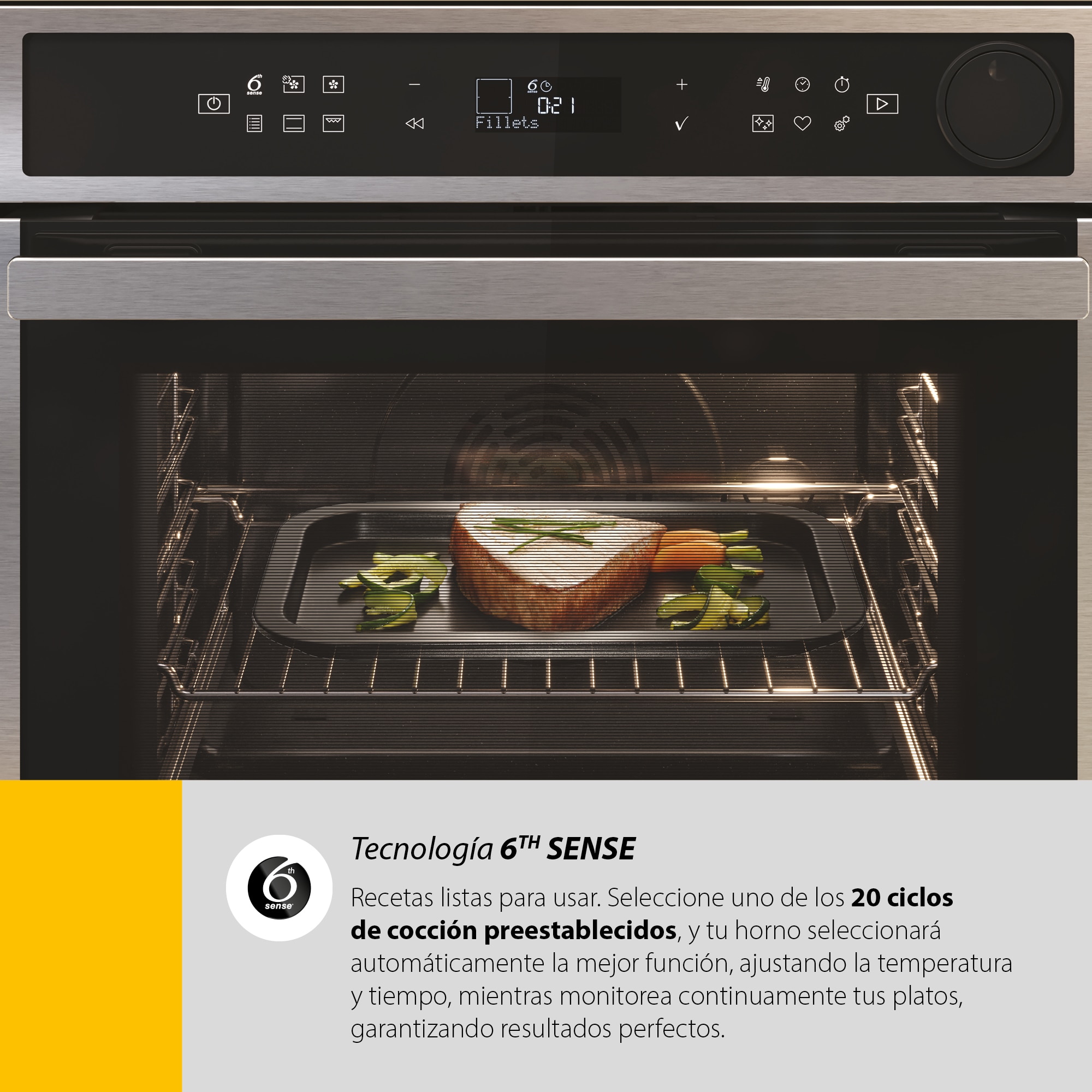Horno multifunción Whirlpool pirolítico - AKZ9S 8220 NB Negro-12