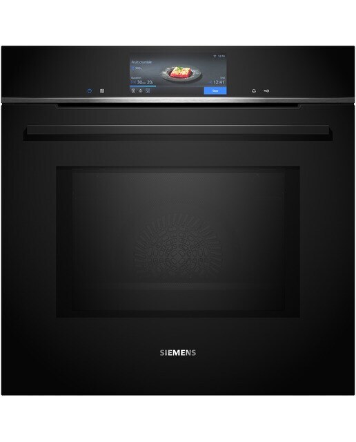 Imagem 0 de Forno Multifunções Função Micro-ondas Siemens iQ700 HM778GMB1 Pirolítico e Hidrolítico, Home Connect e de 67 Litros - Preto