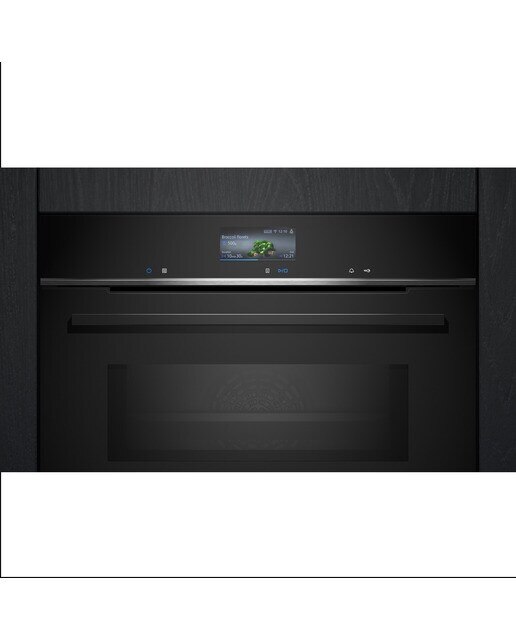 Horno multifunción Siemens perfectCooking 4D Plus, pirolítico - HM776GKB1 Negro-4