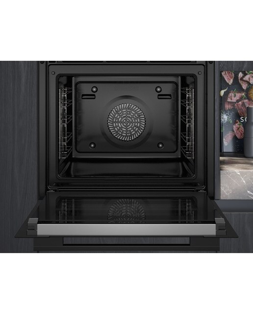 Forno Multifunções Função Vapor Siemens iQ700 HR776G1B1 Pirolítico+Hidrolítico, TFT touchdisplay e de 71 Litros - Preto Preto-5