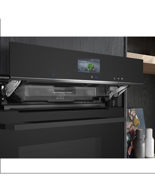 Forno Multifunções Função Vapor Siemens iQ700 HR736G1B1 Hidrolítico, TFT touchdisplay e de 71 Litros - Preto Preto-4