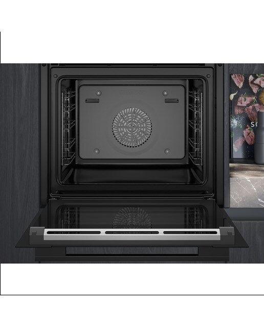 Forno Multifunções Função Vapor Siemens iQ700 HR736G1B1 Hidrolítico, TFT touchdisplay e de 71 Litros - Preto Preto-5