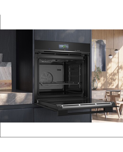 Forno Multifunções Função Vapor Siemens iQ700 HR736G1B1 Hidrolítico, TFT touchdisplay e de 71 Litros - Preto Preto-8