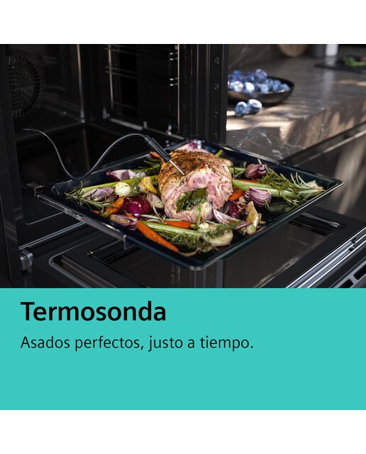 Forno Multifunções Siemens iQ700 HB778G3B1 Pirolítico e Hidrolítico, Home Connect e de 71 Litros - Preto Preto-6