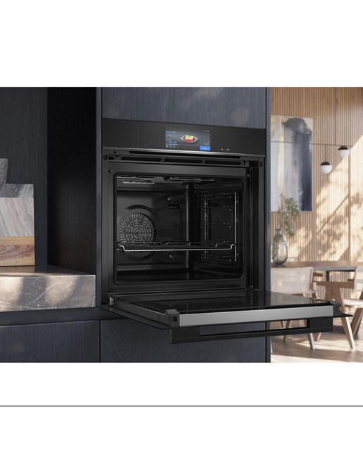 Forno Multifunções Siemens iQ700 HB778G3B1 Pirolítico e Hidrolítico, Home Connect e de 71 Litros - Preto Preto-8