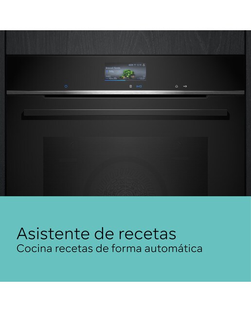 Horno multifunción Siemens perfectCooking 4D Plus, pirolítico - HB776G1B1 Negro-5