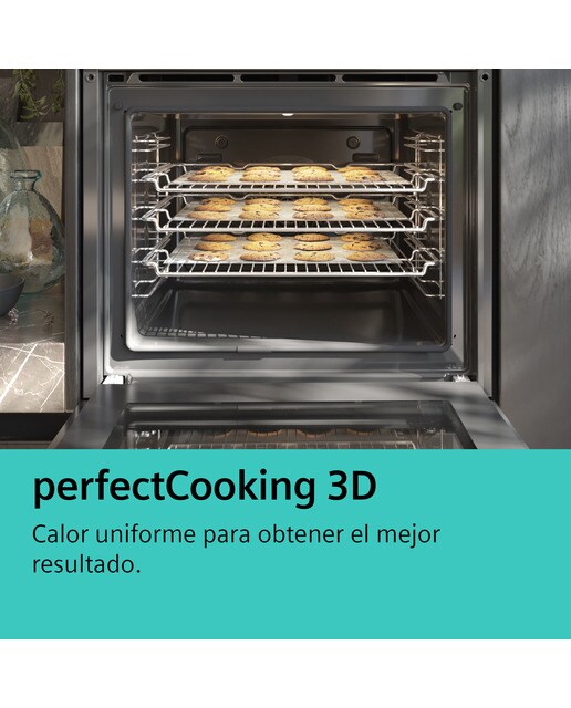 Forno Multifunções Siemens iQ700 HB734G1B1 perfectCooking 3D, cookControl Plus, Hidrolítico e de 71 Litros - Preto Preto-6