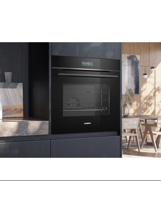 Forno Multifunções Siemens iQ700 HB734G1B1 perfectCooking 3D, cookControl Plus, Hidrolítico e de 71 Litros - Preto Preto-7