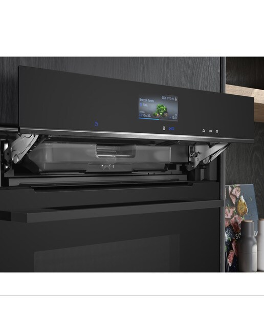 Forno Compacto Função Vapor Siemens iQ700 CS736G1B1 Hidrolítico, TFT touchdisplay e de 47 Litros - Preto Preto-4