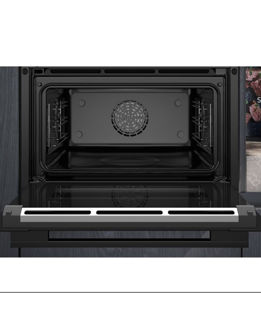 Forno Compacto Função Vapor Siemens iQ700 CS736G1B1 Hidrolítico, TFT touchdisplay e de 47 Litros - Preto Preto-5