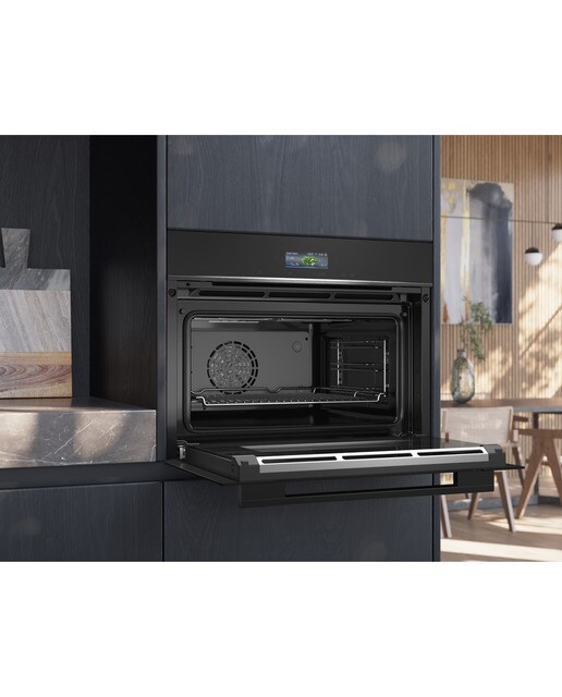 Forno Compacto Siemens iQ700 CB734G1B1 Hidrolítico, TFT touchdisplay e de 47 Litros - Preto Preto-6