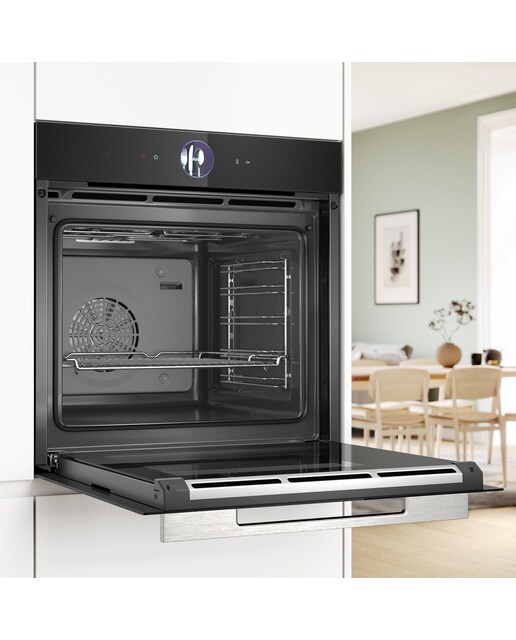 Forno Multifunções Bosch Serie 8 HRG7361B1 AddedSteam, Função Vapor, Função Airfry e de 71 Litros - Preto Preto-5