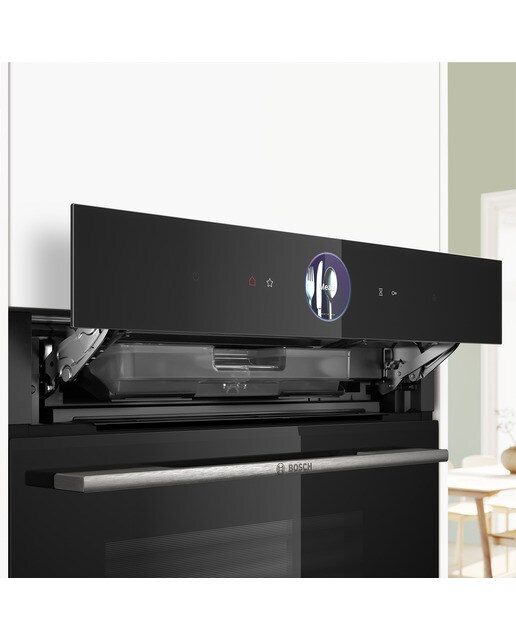 Horno compacto Bosch cocción vapor 100% - CSG7361B1 Cristal negro-4