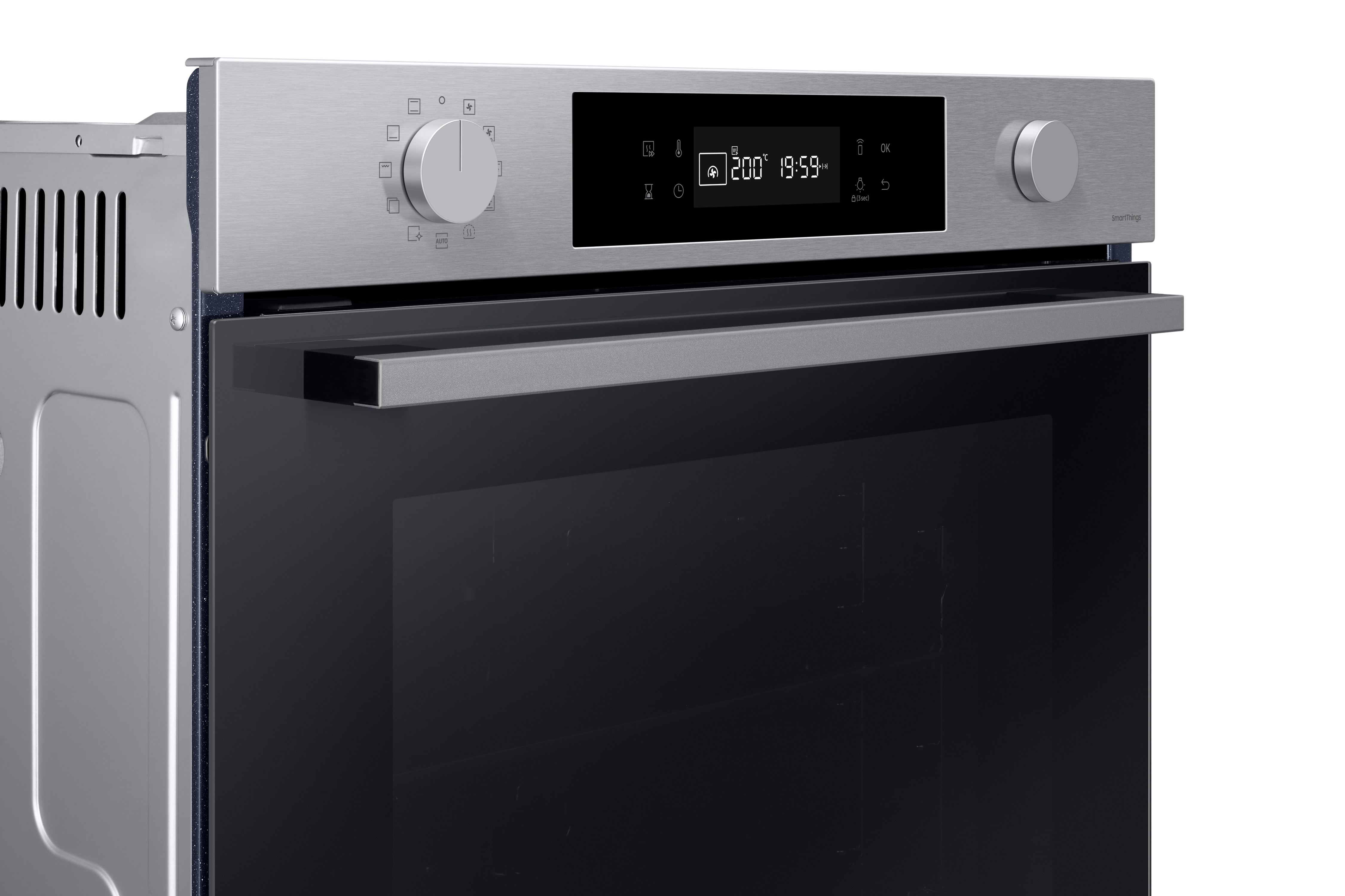 Horno multifunción Samsung pirolítico - NV7B41301AS/U1 Inox / Negro-5