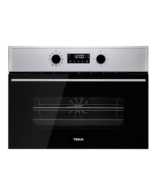 Forno Multifunções Teka HSC 644 C S IX SurroundTemp + Micro-ondas, Hydroclean® ECO e de 40 Litros - Inox e Preto Preto-1