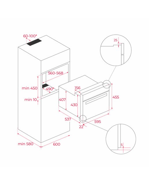 Forno Multifunções Teka HSC 644 C S IX SurroundTemp + Micro-ondas, Hydroclean® ECO e de 40 Litros - Inox e Preto Preto-2