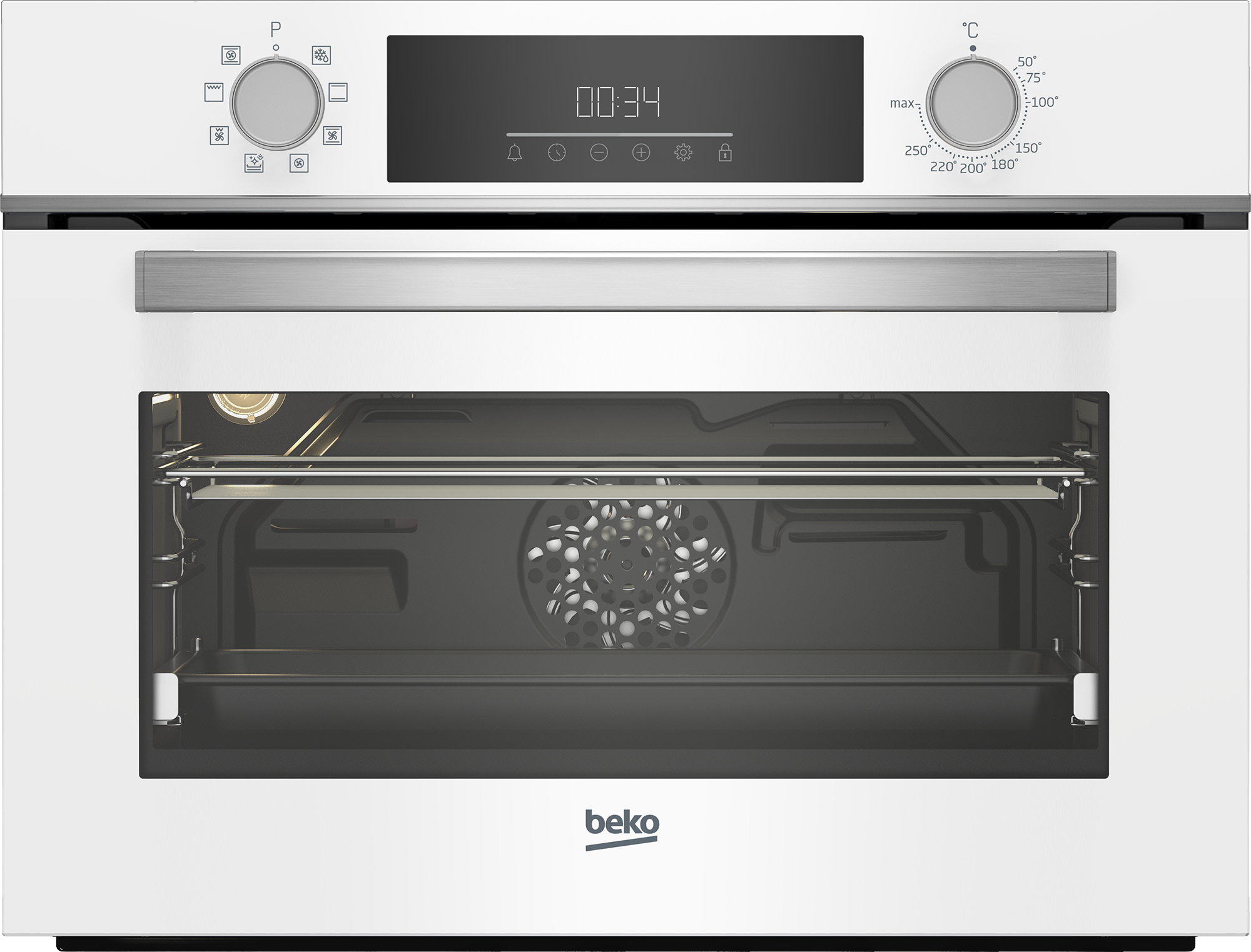Horno multifunción Beko Aeroperfect - BBCM18300W - Blanco - Negro Blanco - Negro-4