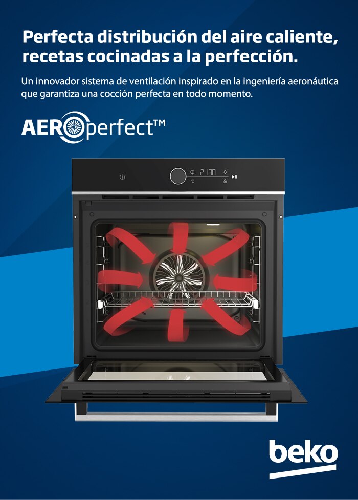 Horno multifunción Beko Aeroperfect - BBCM18300W - Blanco - Negro Blanco - Negro-8