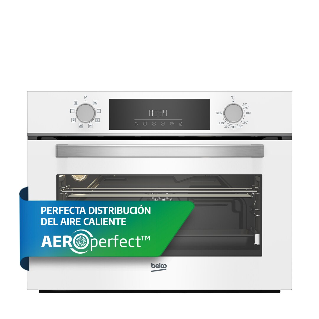 Horno multifunción Beko Aeroperfect - BBCM18300W - Blanco - Negro Blanco - Negro-9