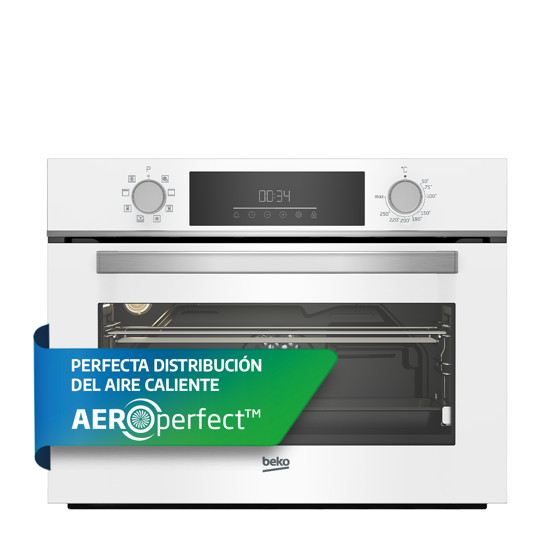 Horno multifunción Beko Aeroperfect - BBCM18300W - Blanco - Negro Blanco - Negro-10