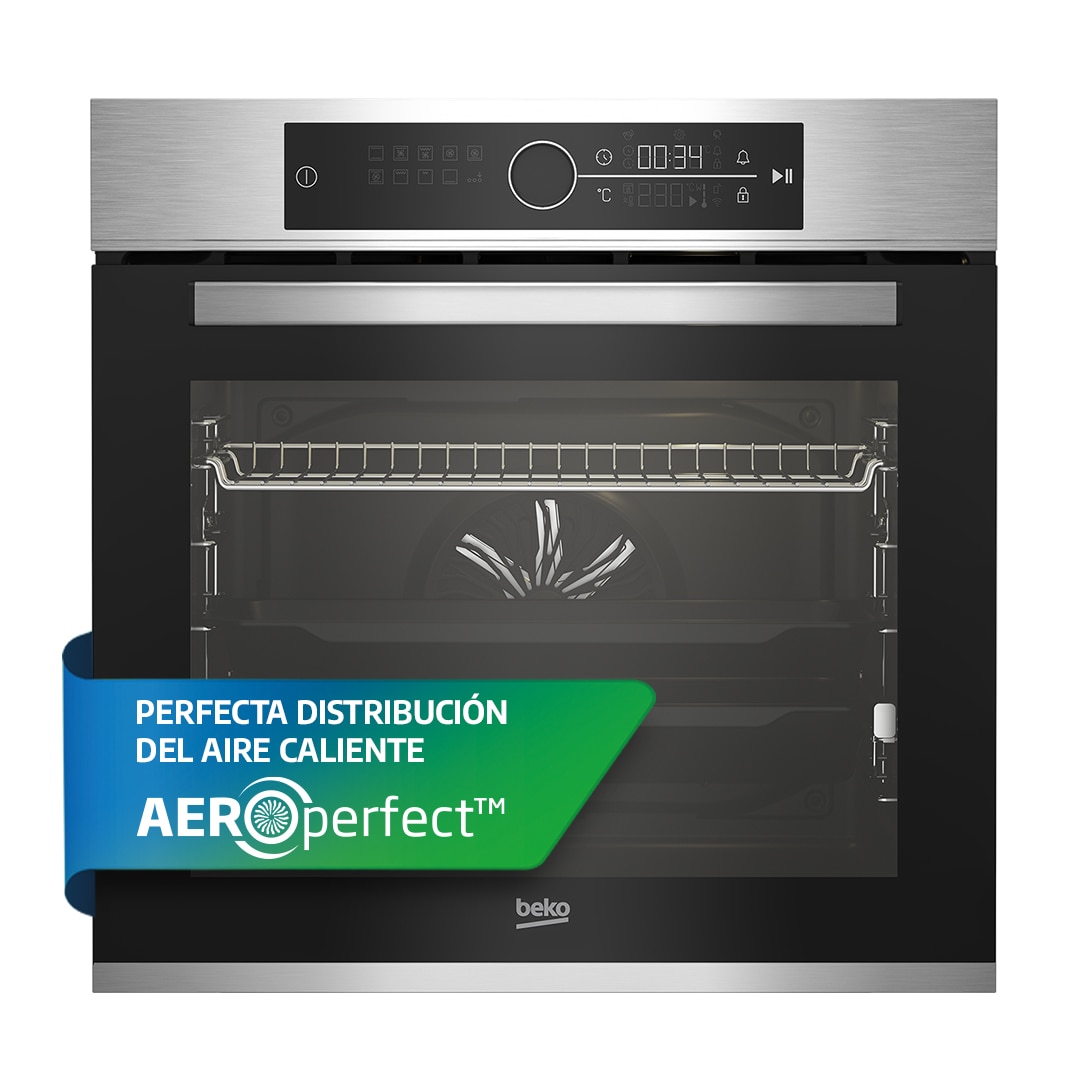 Horno multifunción Beko Aeroperfect, Pirolítico - BBIM12400XMPS Negro-3