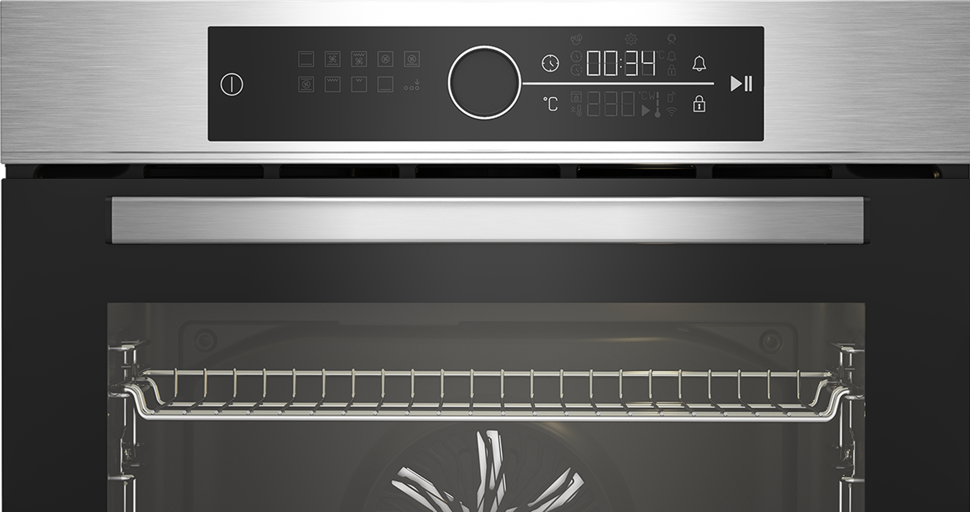 Horno multifunción Beko Aeroperfect, Pirolítico - BBIM12400XMPS Negro-5