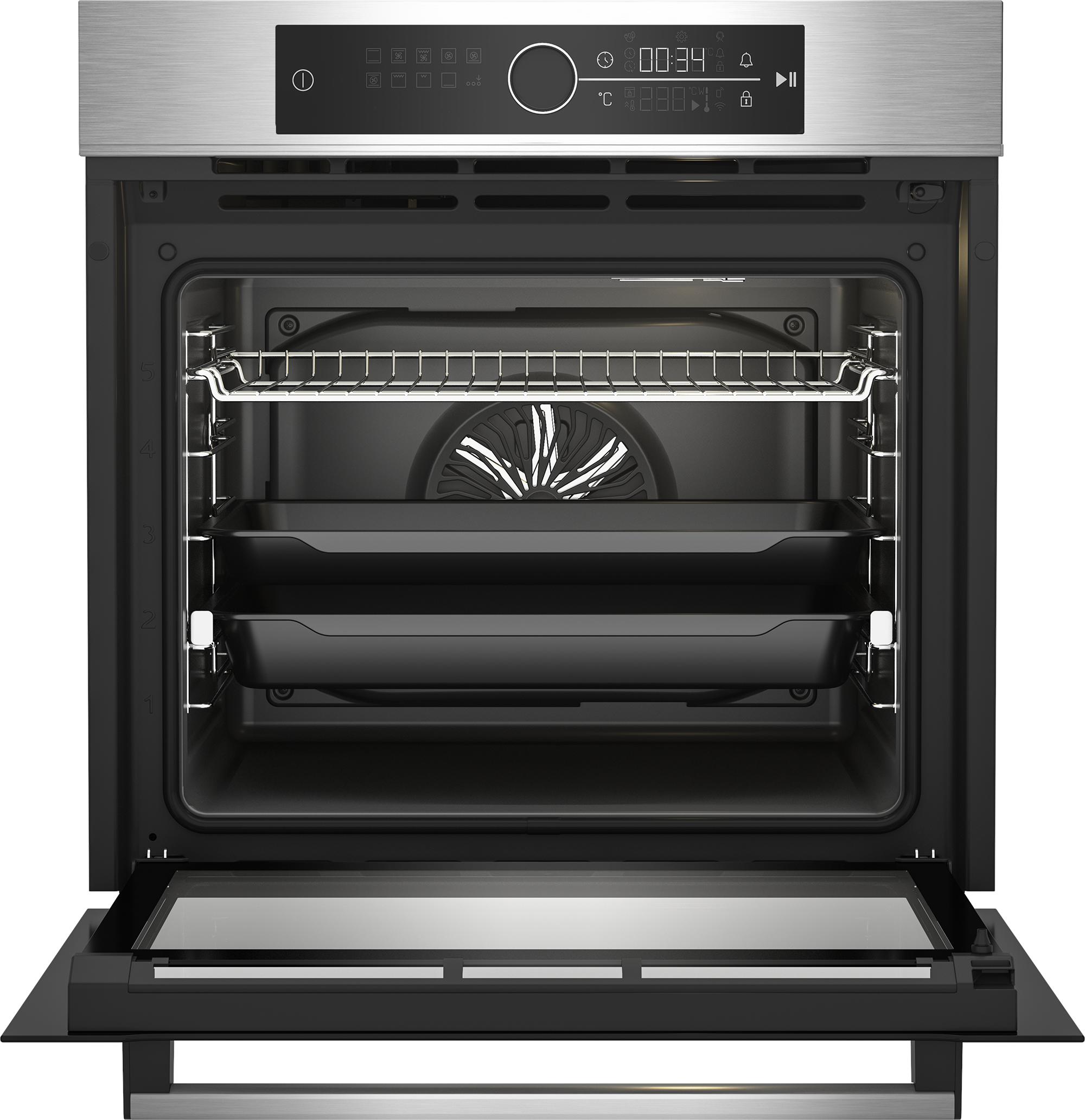 Horno multifunción Beko Aeroperfect, Pirolítico - BBIM12400XMPS Negro-7