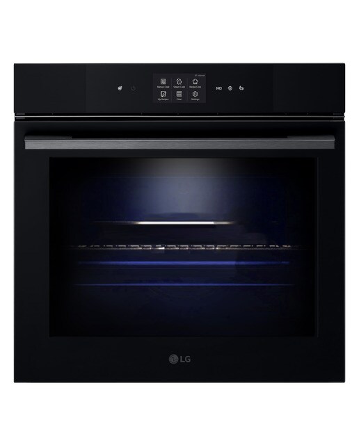 Horno vapor LG con sistema de limpieza Blue EasyClean, 76 l, display LCD táctil, ThinQ Wi-fi - WS9D7672WM Negro-1