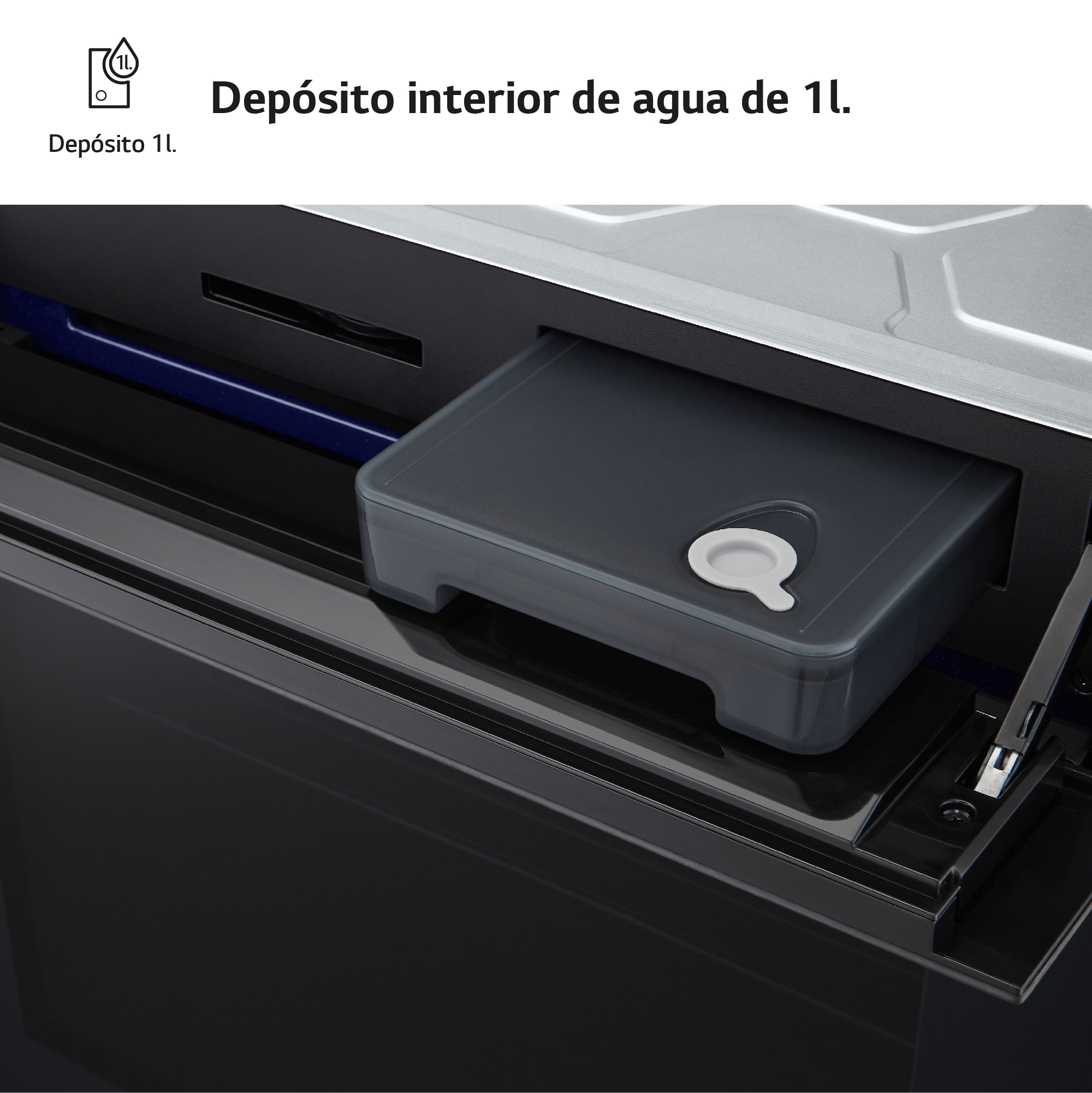 Horno vapor LG con sistema de limpieza Blue EasyClean, 76 l, display LCD táctil, ThinQ Wi-fi - WS9D7672WM Negro-10