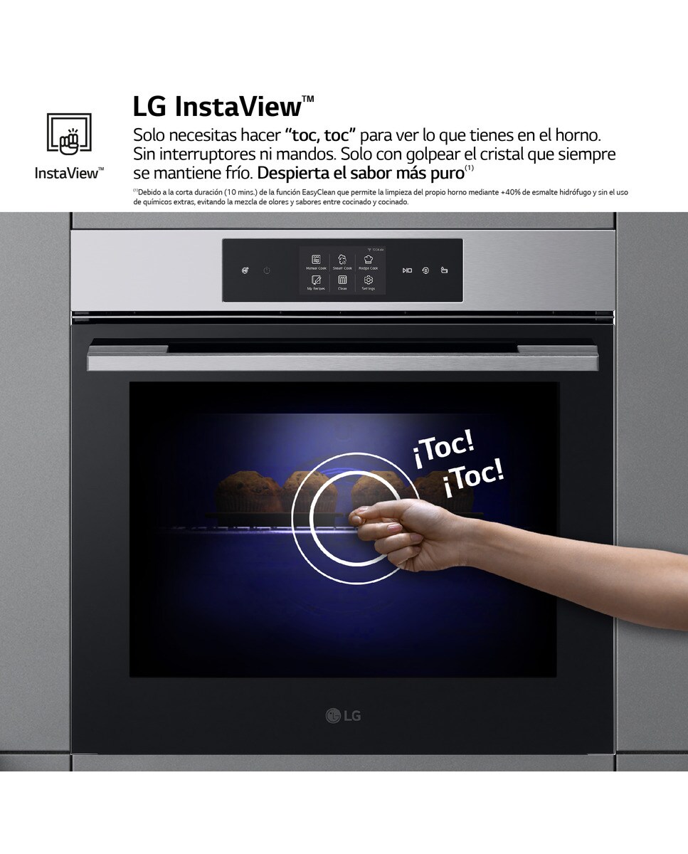 Horno multifunción LG pirolítico, 76 l, función freidora de aire - WS9D7651WS Inox-4