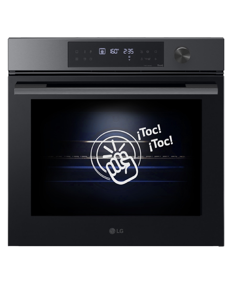 Imagen 0 de Horno multifunción LG pirolítico, 76 l, display LED, función Instaview - WS7D7632WB Acero negro